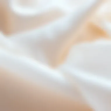 Illustration of silk fibers demonstrating moisture retention properties