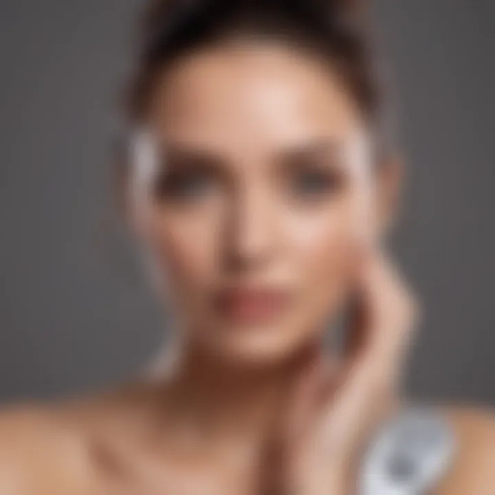 Infographic highlighting benefits of electric facial massagers