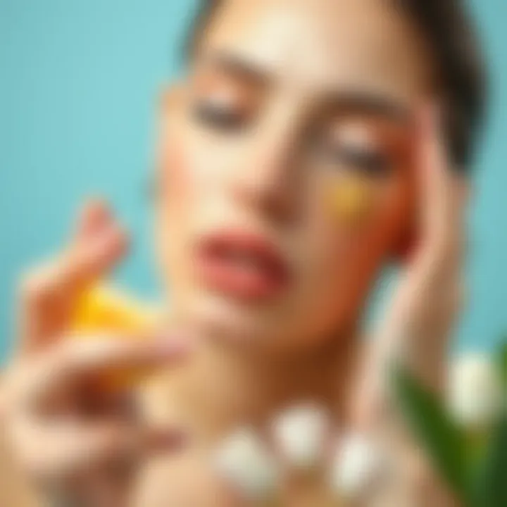 Illustration of key ingredients for blackhead management