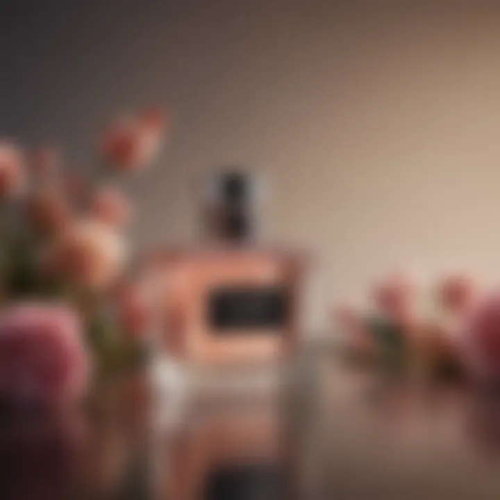 Elegant bottle of a popular fragrance