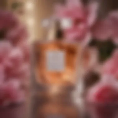 Floral Notes in Fragrance Close-up of a fragrance with floral notes