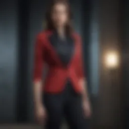 Elegant leggings paired with a tailored blazer