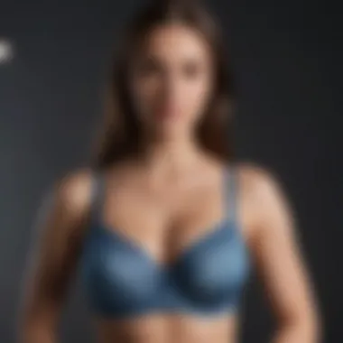 Supportive bra with wide straps and reinforced structure