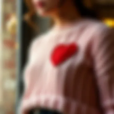 Design Elements of the Madewell Heart Sweater Elegant design features of the Madewell heart sweater