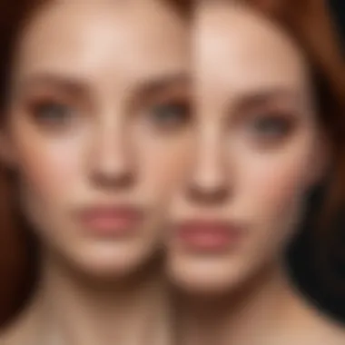 Makeup Looks for Redheads with Brown Eyes A side-by-side comparison of makeup looks for redheads with different shades of brown eyes.