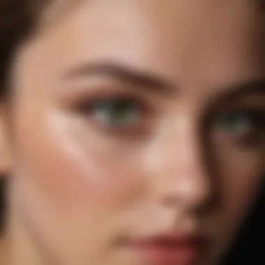 Makeup Transformation for Green Eyes Before and after transformation using specific makeup techniques