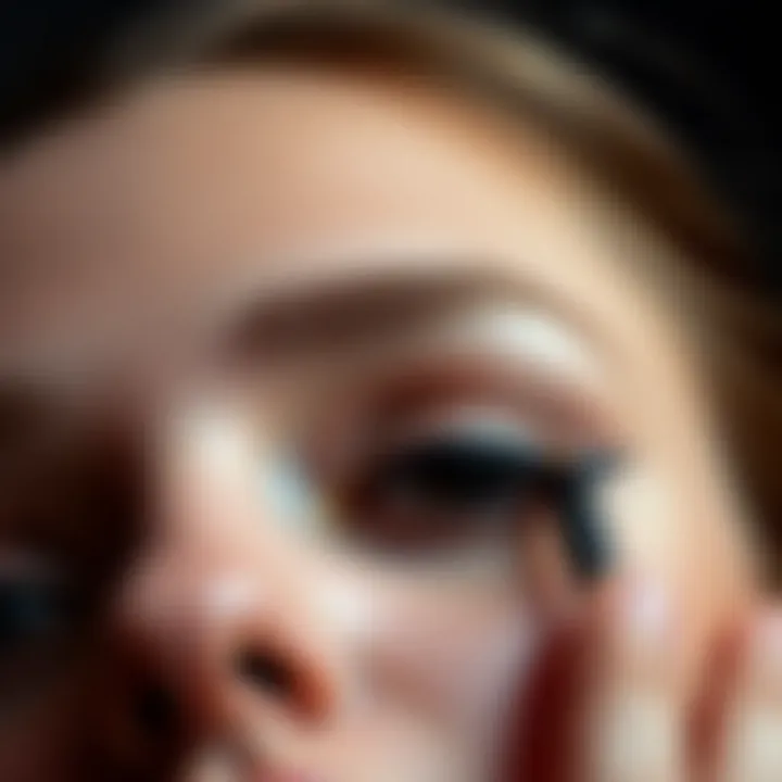 Common Application Challenges and Creative Solutions Aesthetic makeup flat lay featuring common eyeliner application challenges and creative solutions.