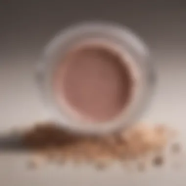 Close-up of a natural ingredients list on a cosmetic product