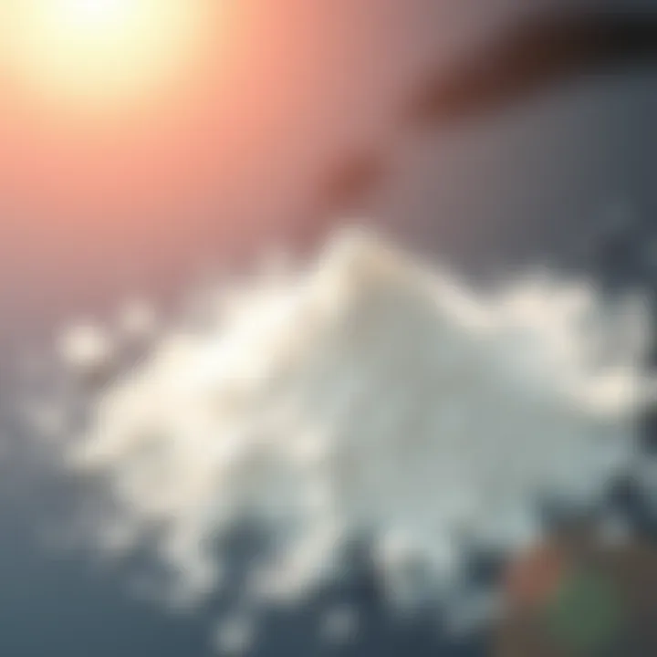 The Purity of Niacinamide Close-up of niacinamide powder