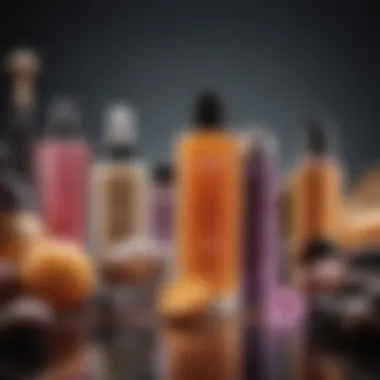 A close-up of unique beauty products reflecting inclusivity and self-expression.