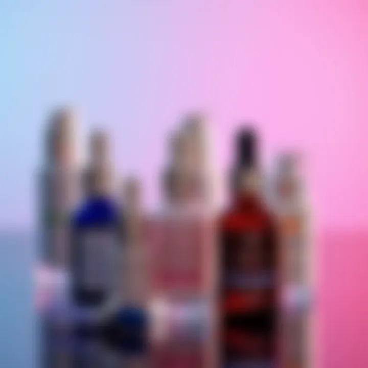 Serum collection showcasing various formulations for dry skin