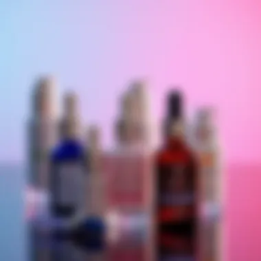Diverse Serum Formulations Serum collection showcasing various formulations for dry skin