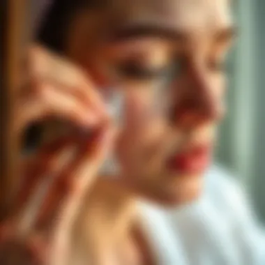 Application Technique for Wax Strips Step-by-step application of wax strips on skin