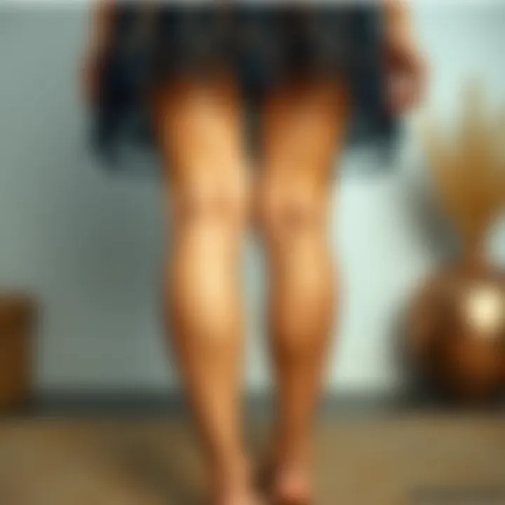 Before and After Wax Strips on Legs Before and after results of using wax strips on legs