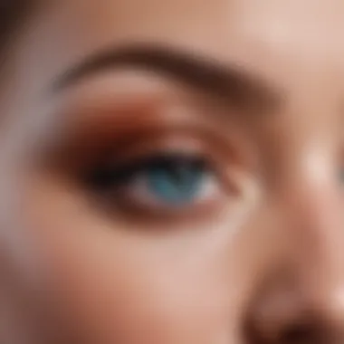 Matching Eye Makeup for Various Skin Tones Diverse skin tones with matching eye makeup for blue eyes