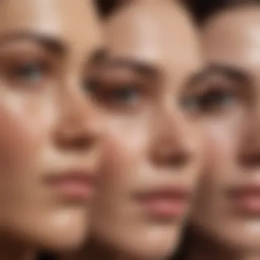 A visual representation of different skin types