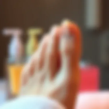 Essential Foot Care Practices Hygienic foot care routine with a focus on toenails