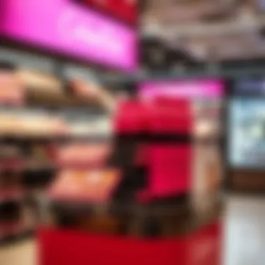 In-Store Display of ColourPop Cosmetics ColourPop product display in a retail store