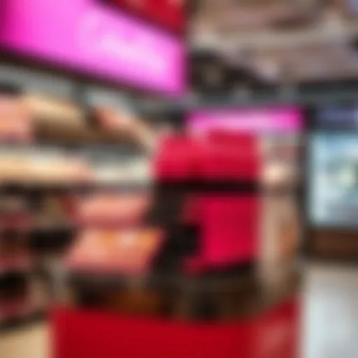 In-Store Display of ColourPop Cosmetics ColourPop product display in a retail store