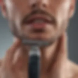 Close-up of a razor with a sharp blade