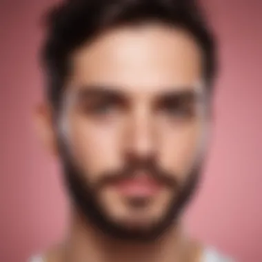 User Experience and Results Satisfied user showcasing results after using the Sally Hansen Facial Hair Buffer.