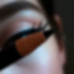 Close-up of a smudge-free eyeliner pencil