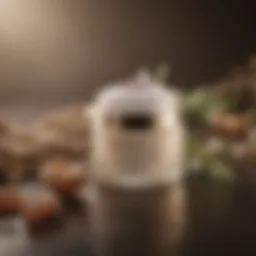 A close-up of a luxurious night moisturizer with natural ingredients