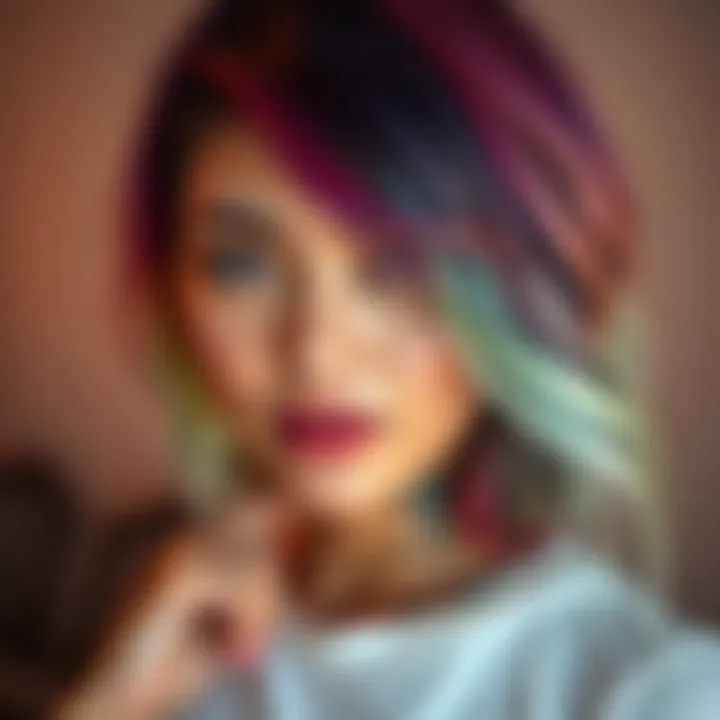 An artistic representation of color theory principles.