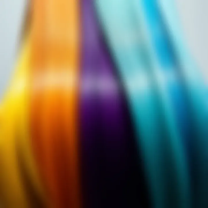 A palette showcasing a spectrum of hair colors.