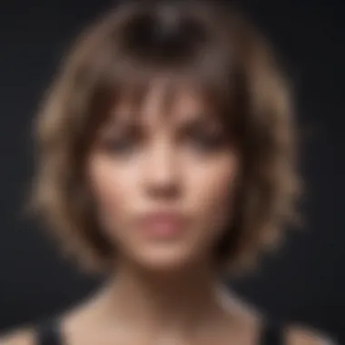 Textured Shag Cut Textured shag cut with an edgy and modern vibe