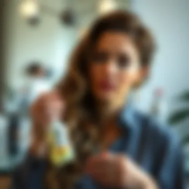 An expert stylist recommending silicone-free products