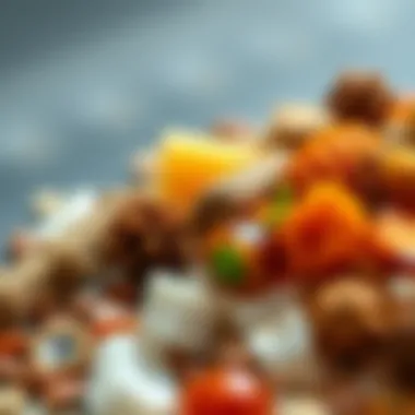 A close-up view of natural ingredients used in silicone-free shampoos