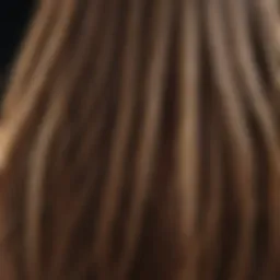 Illustration of hair strands with moisture retention