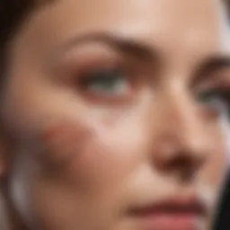 Diagram depicting surgical techniques for under eye rejuvenation