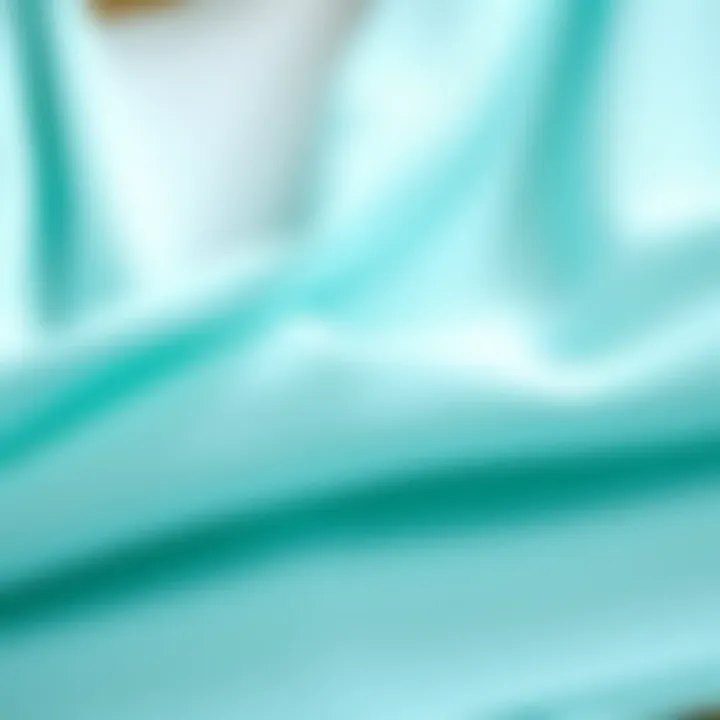 Close-up of high-quality swimwear fabric providing comfort and stretch