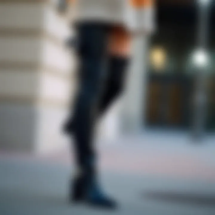 Notable The Allure of Thigh High Navy Boots: A Comprehensive Exploration