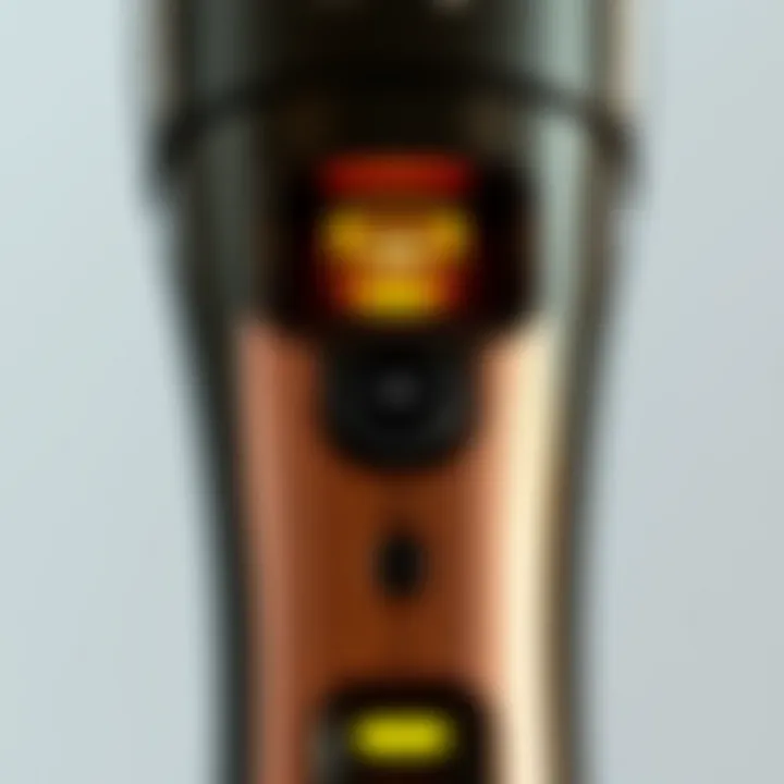 User-friendly interface of a trimmer