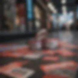 Display of various Finish Line coupon types