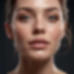 A close-up of hydrating face cream with water droplets