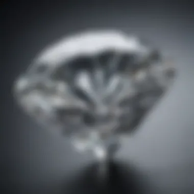 Brilliance of Clear-Cut Diamonds Close-up view of a clear-cut diamond highlighting its brilliance