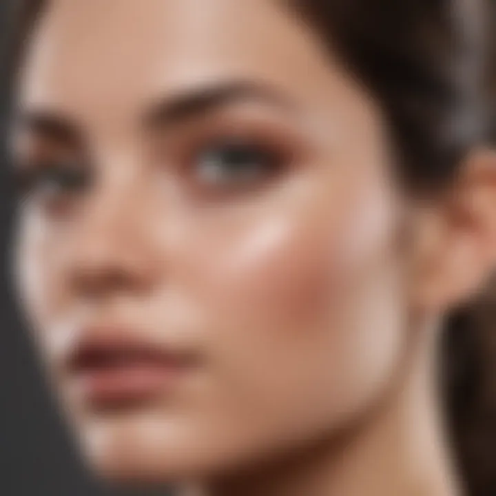 Before and after skin transformation highlighting clarity and smoothness