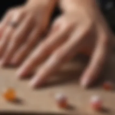 Various Styles of Natural Gel Manicures A series of beautifully maintained nails showcasing various styles of natural gel manicures.