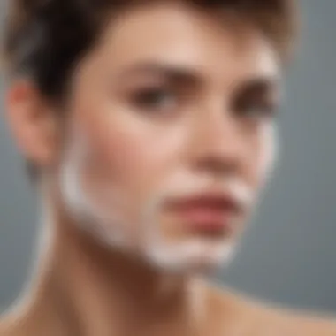 Skin Types and Shaving Illustration of skin types and their relation to shaving.
