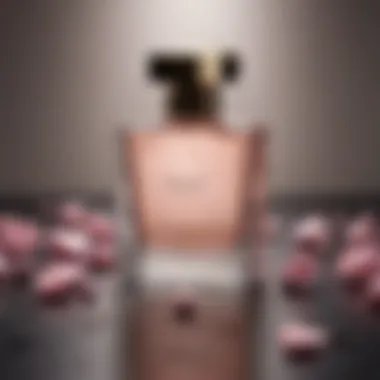 Creative Illustration of Fragrance Notes Various fragrance notes illustrated in a creative layout