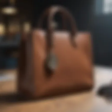 Work Totes as Fashion Statements Stylish work tote displayed in a professional setting