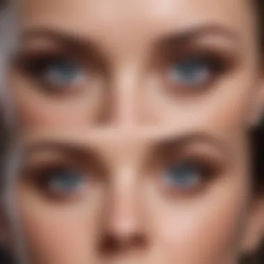 Transformative Smoky Eye Effect Before and after comparison demonstrating the impact of a smoky eye look