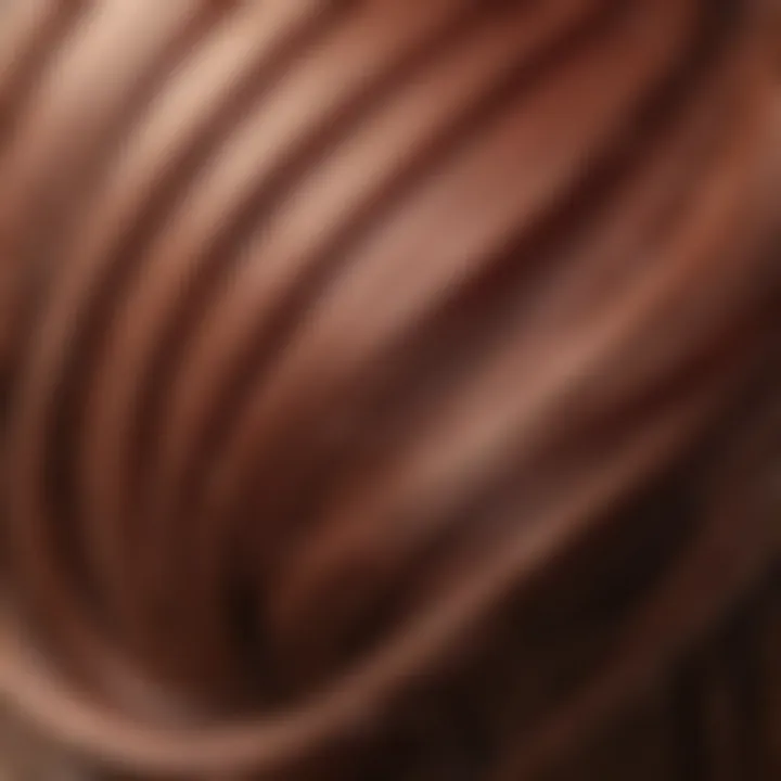 Close-up of key ingredients beneficial for colored hair