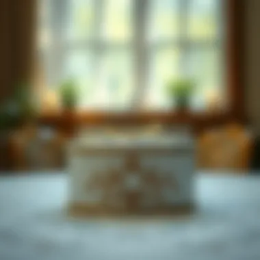 Cherished Keepsake Box for Newlyweds A beautifully crafted keepsake box symbolizing cherished memories