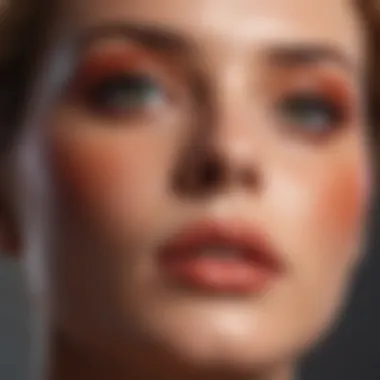 Vibrant shades of toning glaze applied on a stylistic palette