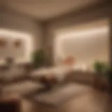 A serene home spa setup for hair removal